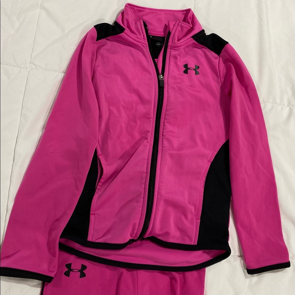 Girls Under Armour Jacket and Pants Set - size 6